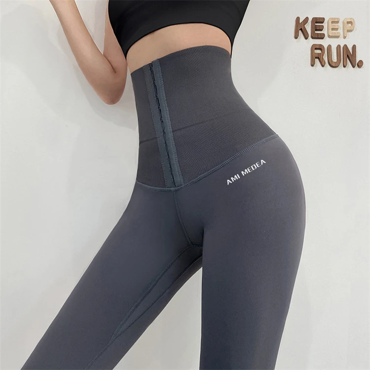 
Hot Sale Sliming Butt Lift Corset Compression Tights Womens Gym Waist Trainer Leggings 