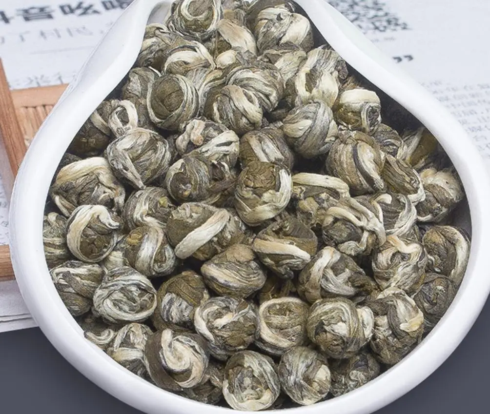 Hot Selling Jasmine Pearl Tea Dragon Ball Shape Scented Green Blooming in Loose Wholesale
