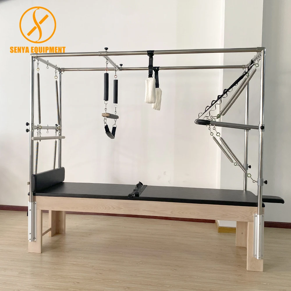 Senya pilates reformer buy port pilates - combo cadillac reformer pilates reform dvd workouts SY-PL001