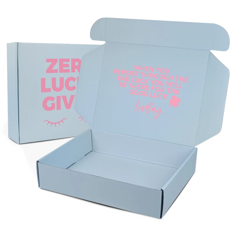 Manufacturer Multiple Color Printed Cardboard Box Mailing Apparel Box Corrugated Shipping Boxes with Custom Logo for Packaging