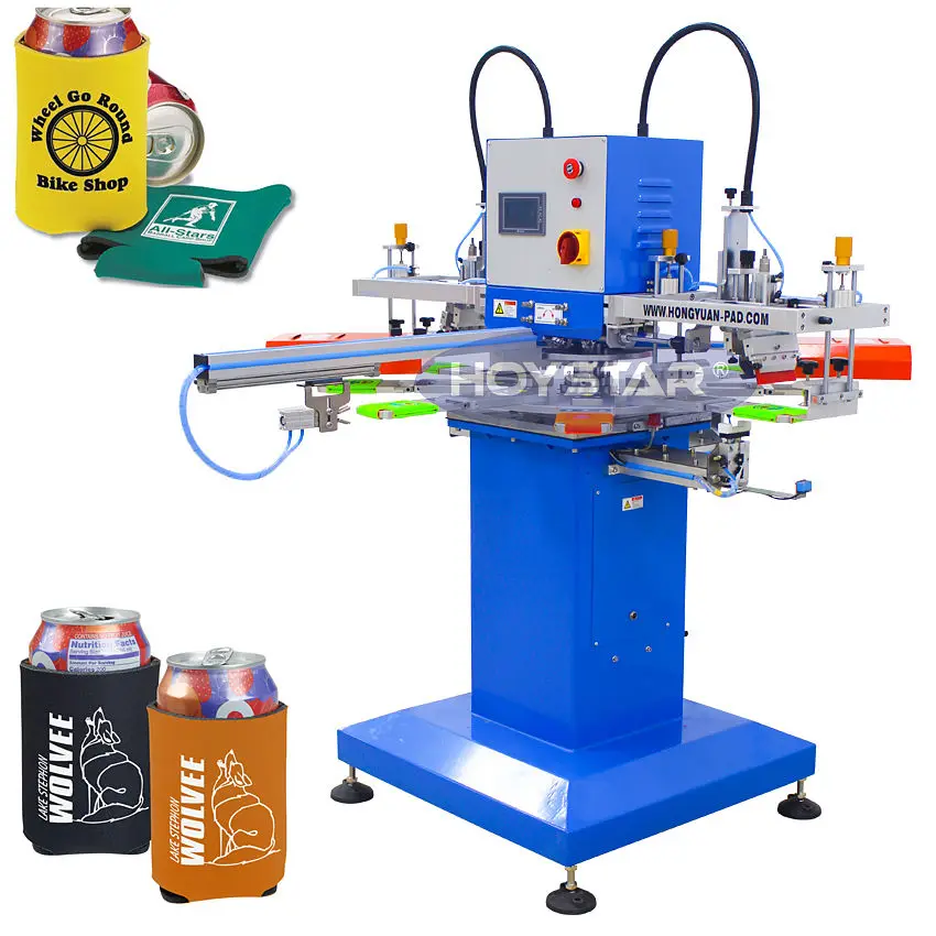 beer can cooler printer 2 color custom can koozie printing machine neoprene koozies printer koozie machine pulpo 2 colores