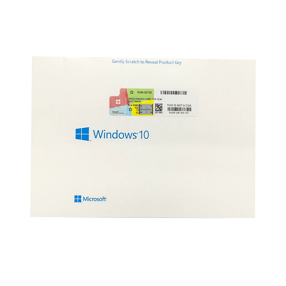 Win 10 Professional Window Pro OEM DVD полный пакет Английский язык 12 месяцев