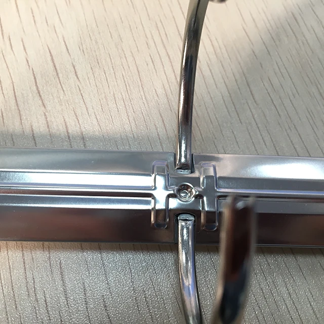 
spine file folder A4 size metal ring mechanism clip pyramidal base loose leaf 3 ring binder 