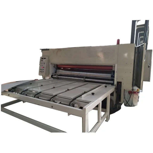 Chain Feeder 2 Colors Flexo Printer Slotter Rotary Die Cutter Machine/Corrugated Carton Box Printing Slotting Die Cutting
