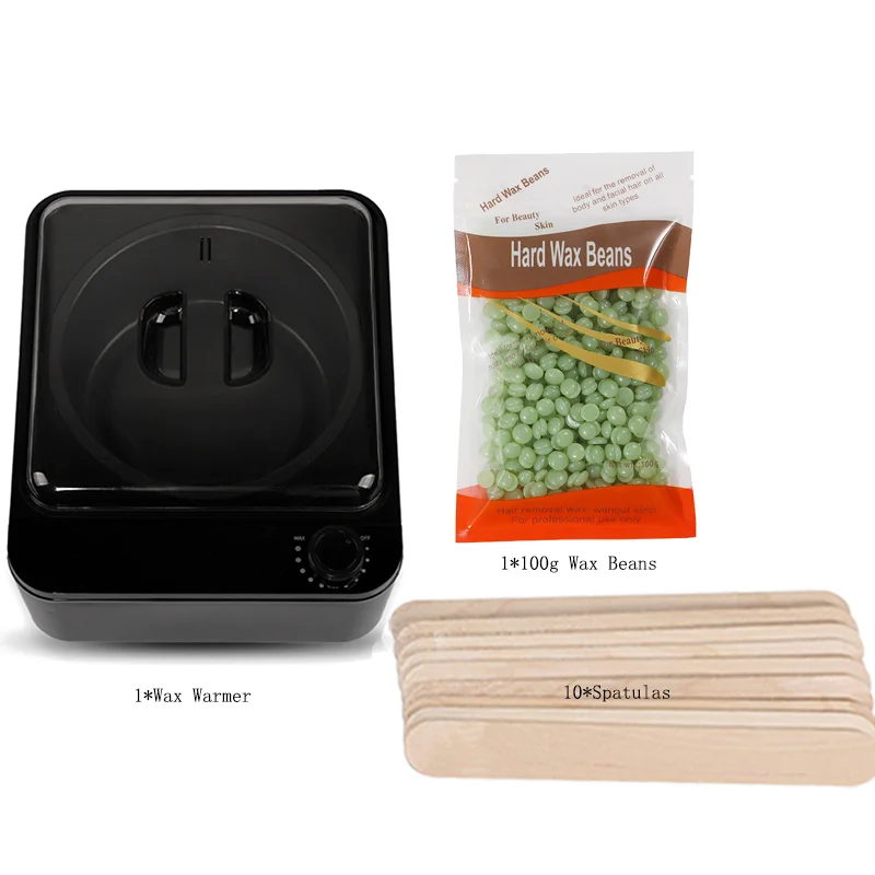 Best Selling 2021 Private Label 500CC veet wax melt warmer black with wax heater hair removal