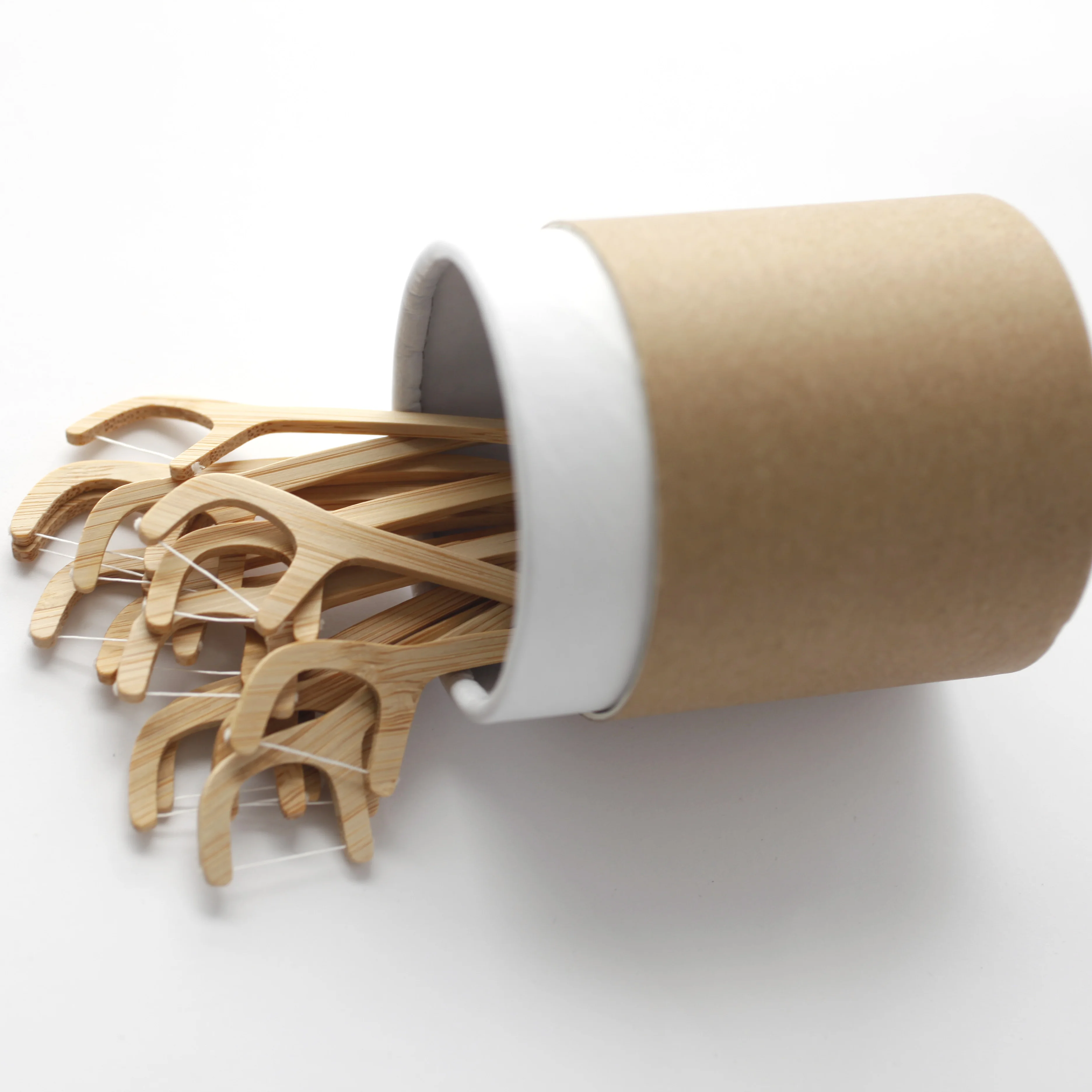 Hot Selling Zero Waste Sustainable Development Plastic Free Bamboo Charcoal Dental Floss Picks