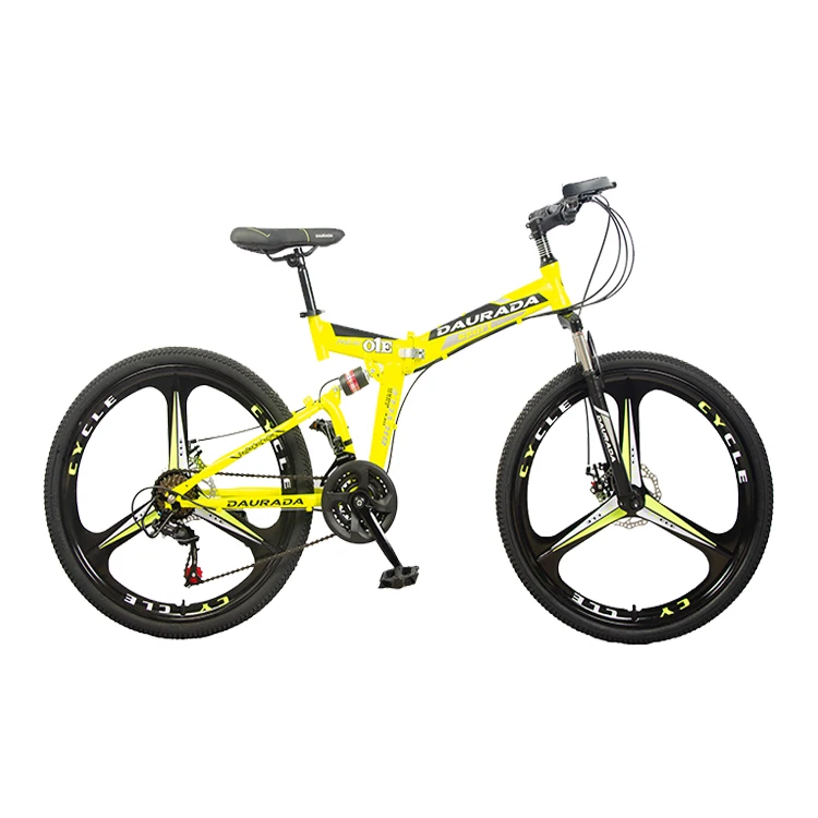 Wholesale 20inch / 26 inch carbon folding bicycle magnesium alloy integrated wheel foldable bike for adult