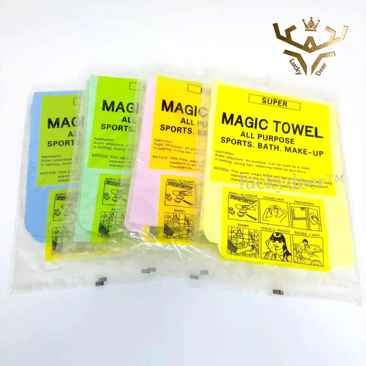 multi functional super absorbent damp magic microfiber duster towel kitchen wash dust cleaning hair drying kitchen sponge cloth