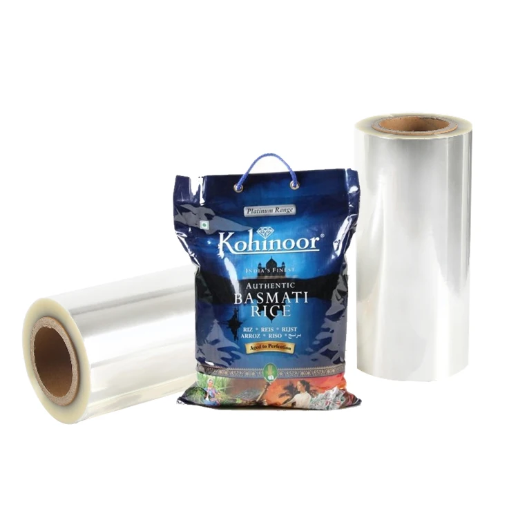 Bopp Laminating Film Roll Form Printed Moisture Proof Customized Plastic Laminated Film