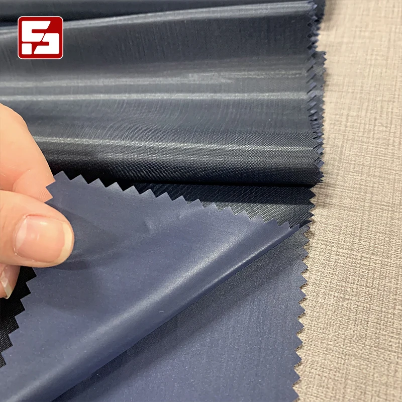 Coat fabric 100% polyester material fabric taffeta fabric pvc caoting for outdoor goods