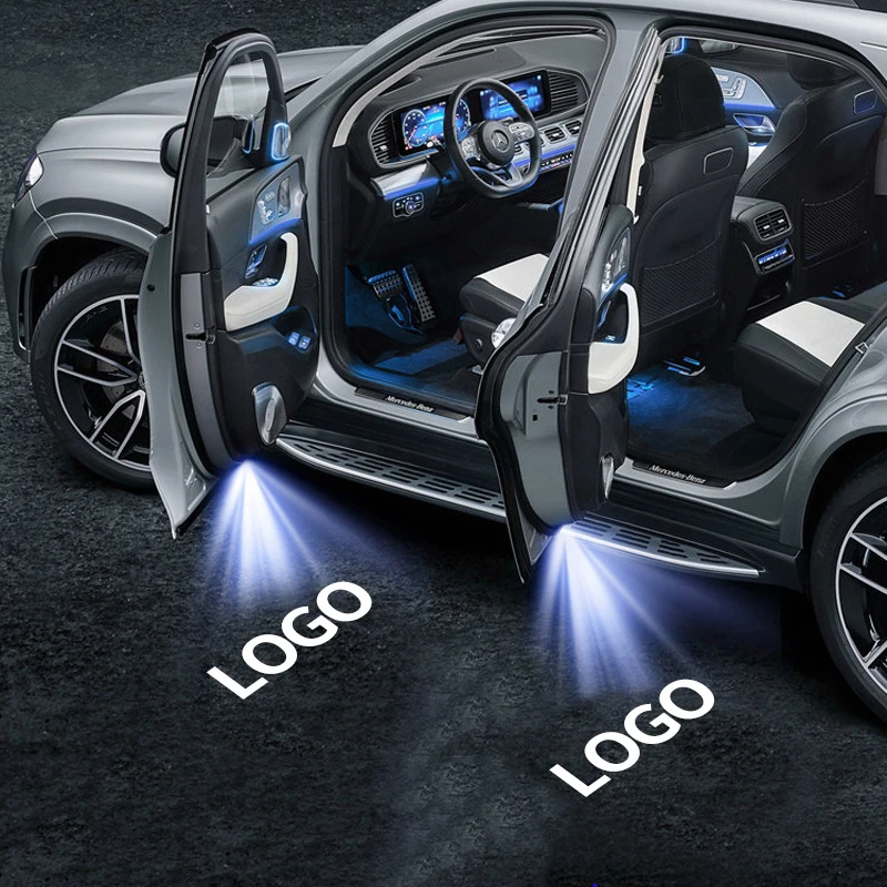 Car Door LED Logo Projector Light for BMW,Ghost Shadow Welcome Lights Symbol Emblem Courtesy Step Lights Ground Lamp Kit for BMW