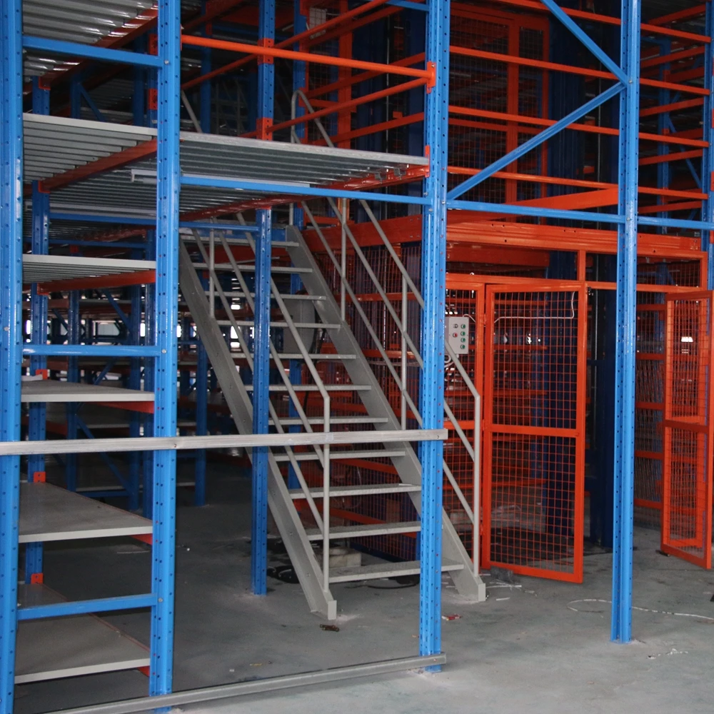 Высоко Качестенные промышленные склад хранения сверхмощная мезонин полки система стеллажей