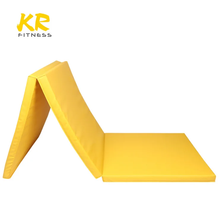 Factory Direct Sale tri - folding gymnastics mat exercise mat customized mat