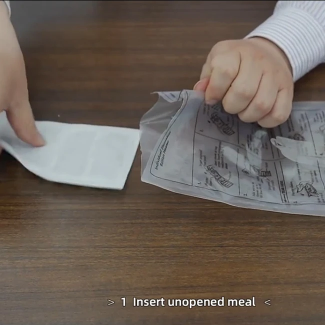 Army Self Heating Food Fast Heating Packs 1 Piece/pe Bag 2 Hours Customized Non-wovens Mg Powder 10000PCS Over 70℃ CN;HEN M-1 WZ