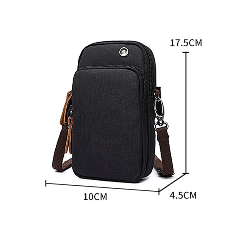 Portable clutch arm bag gray green multifunction cheap mini mobile phone sling cross body bags