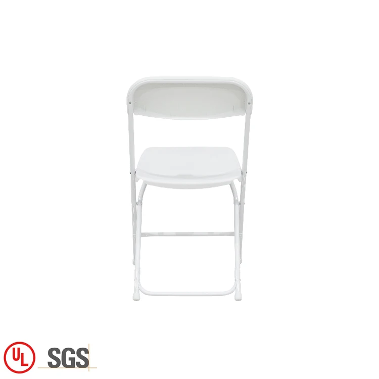 Living room cheap plastic folding chair modern HDPE outdoor white folding chairs for party