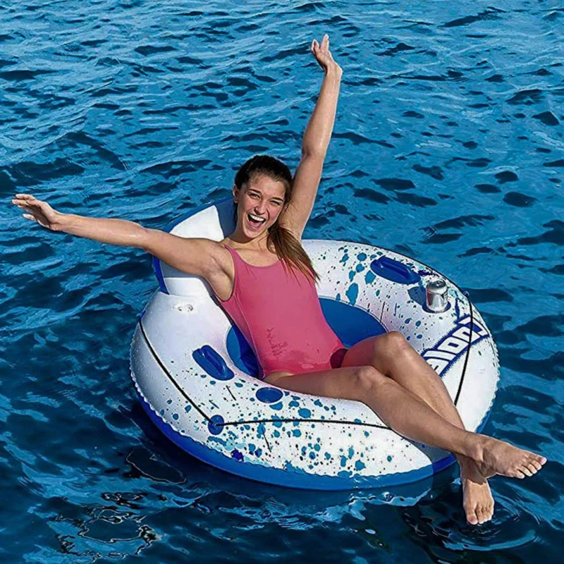Hot Selling Custom Pvc Inflatable River Tube Run Pool Floating Above Water for Adults