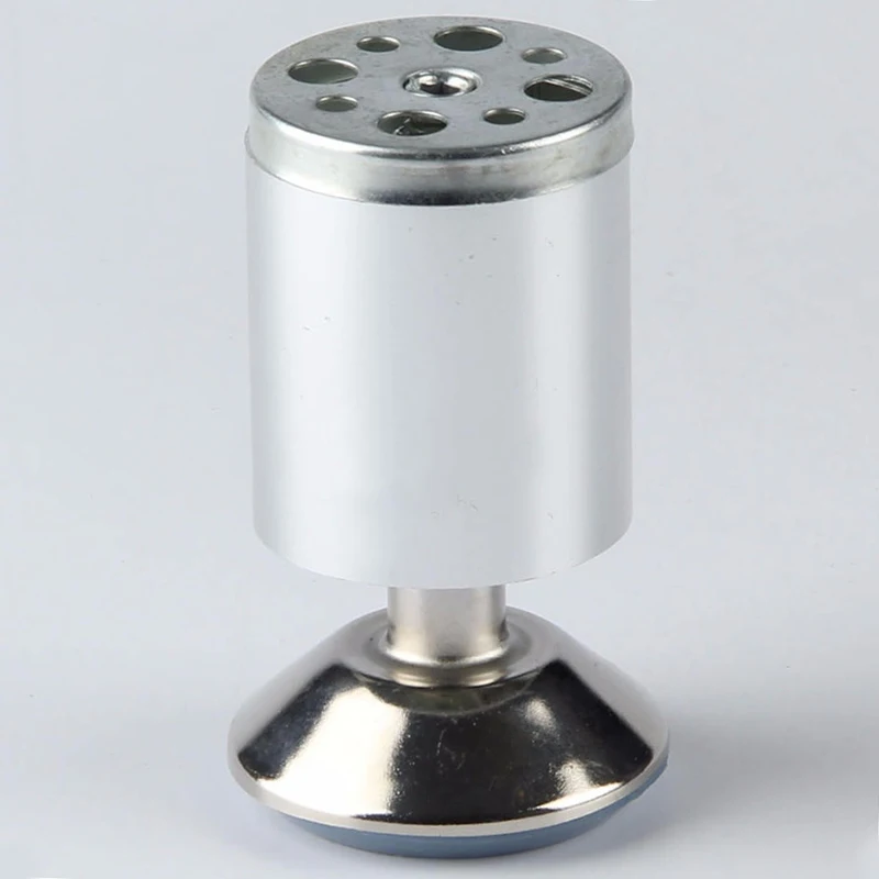 Wholesale Furniture Hardware Adjustable Finish Steel Sofa Feet Chrome Metal Soft Table Leg