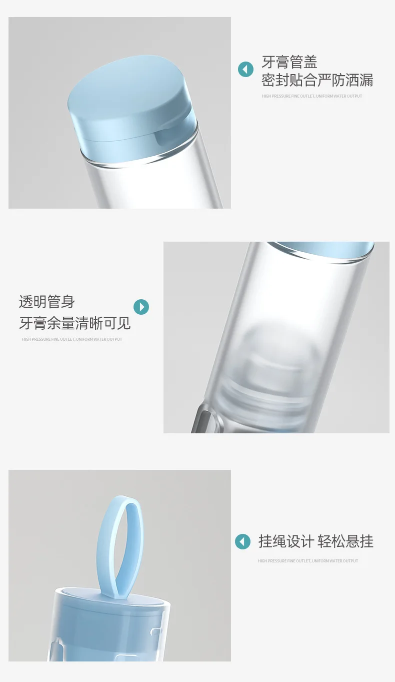 Складная зубная щетка с полипропиленовой ручкой