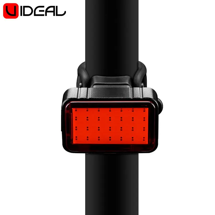 USB safety mini bicycle tail light 50lm led tail lights red cob rear lights