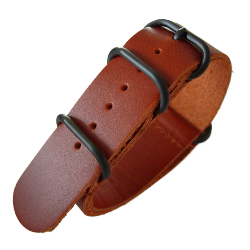 Fashion genuine leather strap watch band UW12