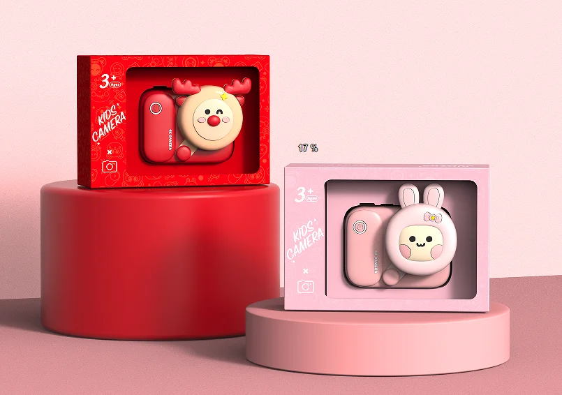 HD экран мультяшная игрушечная камера лучший подарок 1080P видео мини цифровая 4K детская для детей