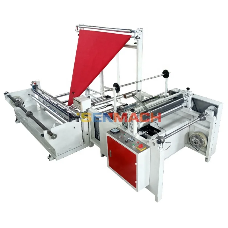 Fully automatic high speed film  unfolding machine  It can be used to fold clothing bags