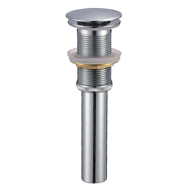 Bathroom Accessory Super Cheap Stainless Steel Basin Drain Click Clack SUS201 Water Waste Bathroom Strainer Drainer