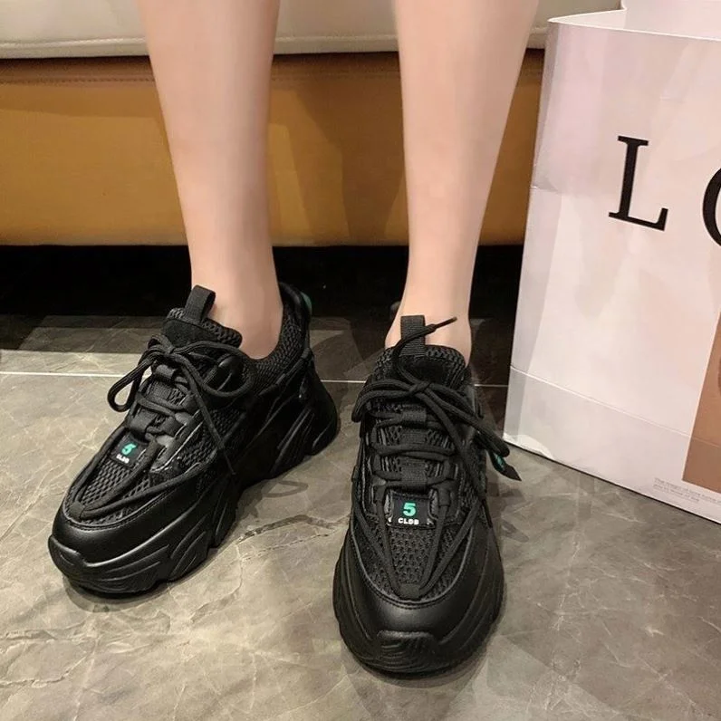  2021 New Fashion Women Sneakers Autumn Vulcanized Shoes Casual Sport lightweight Breathable Flat Tennis