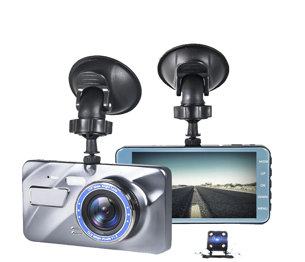New 4 Inch Viceo Recorder Car DVR Camera Full HD 1080P Vehicle Traveling Date Recorder 140 Degree lens Night Vision Tachograph