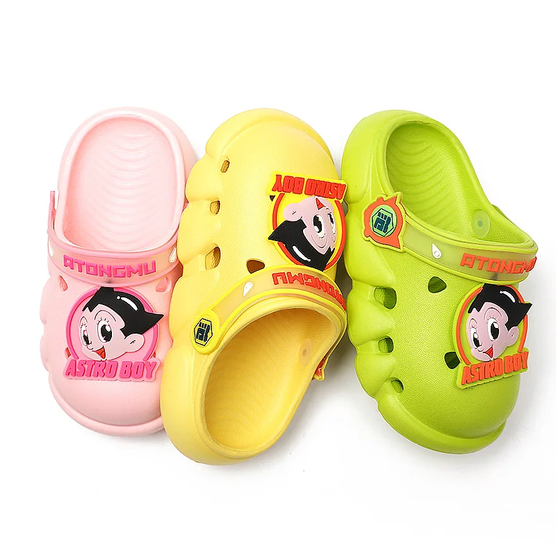 
2021 Unisex Summer Garden Shoes Cartoon Cute Eva Children Clogs Kids Beach Garden Sandals dropshipping Clogs for Children 