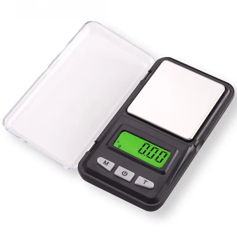 500pcs/0.01,200pcs/0.01G Portable Digital Milligram Scale High Precise LCD Jewelry Gold Diamond Pocket Jewelry Scale