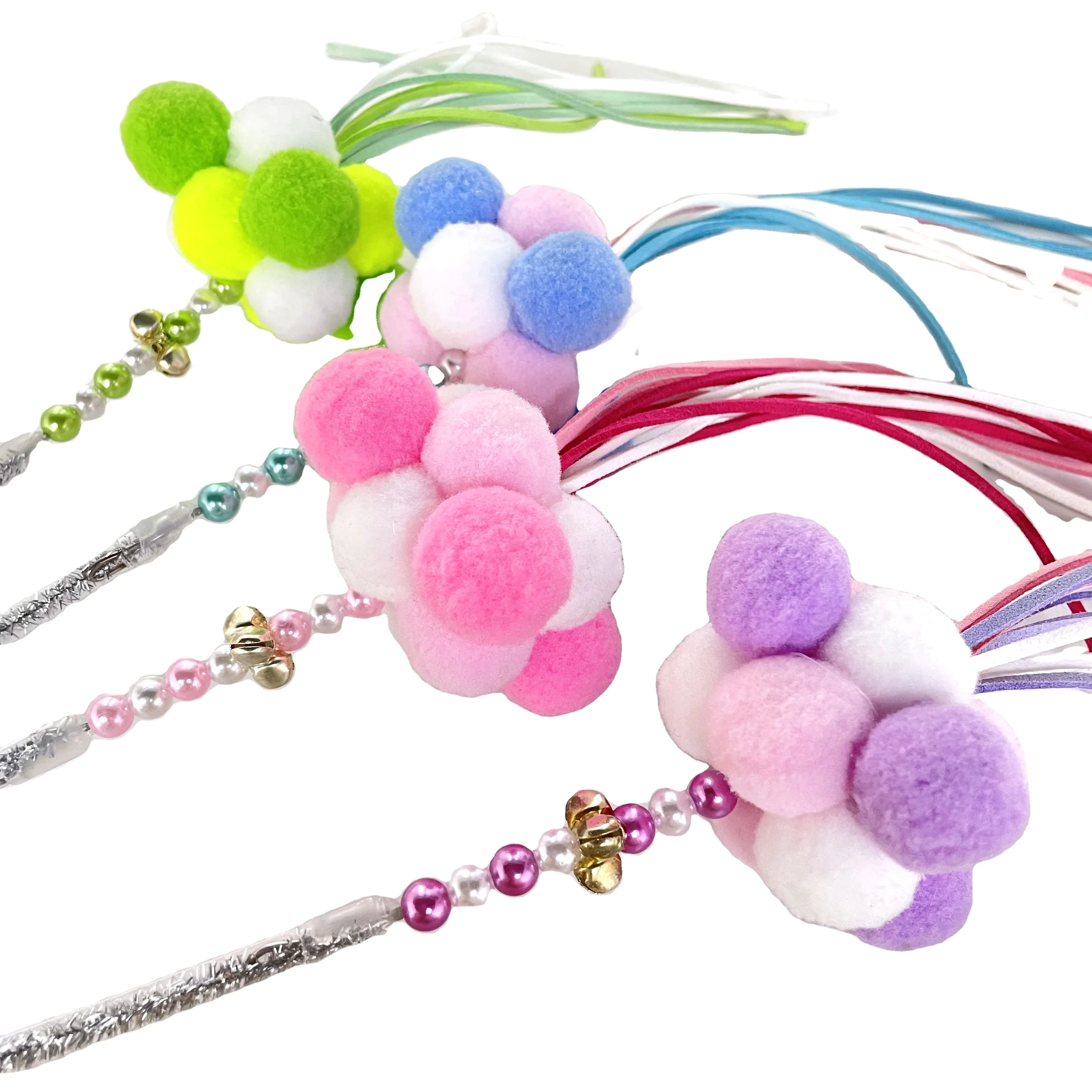 
Cheap Feather Toys Tassel Intimate Interactive Trainer Funny Cat Stick 