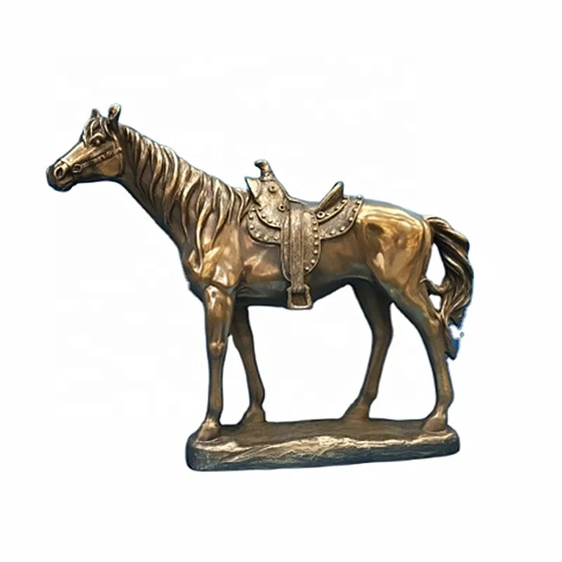 Wholesale Polyresin Horse Art Sculpture Animal Figurine Craft Horse Home Decoration