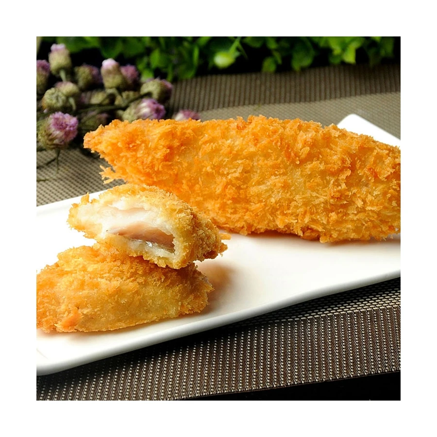 Professional Manufacturer Breaded Frozen Cold Fish Fillets 60G Breaded Pollock Fillet