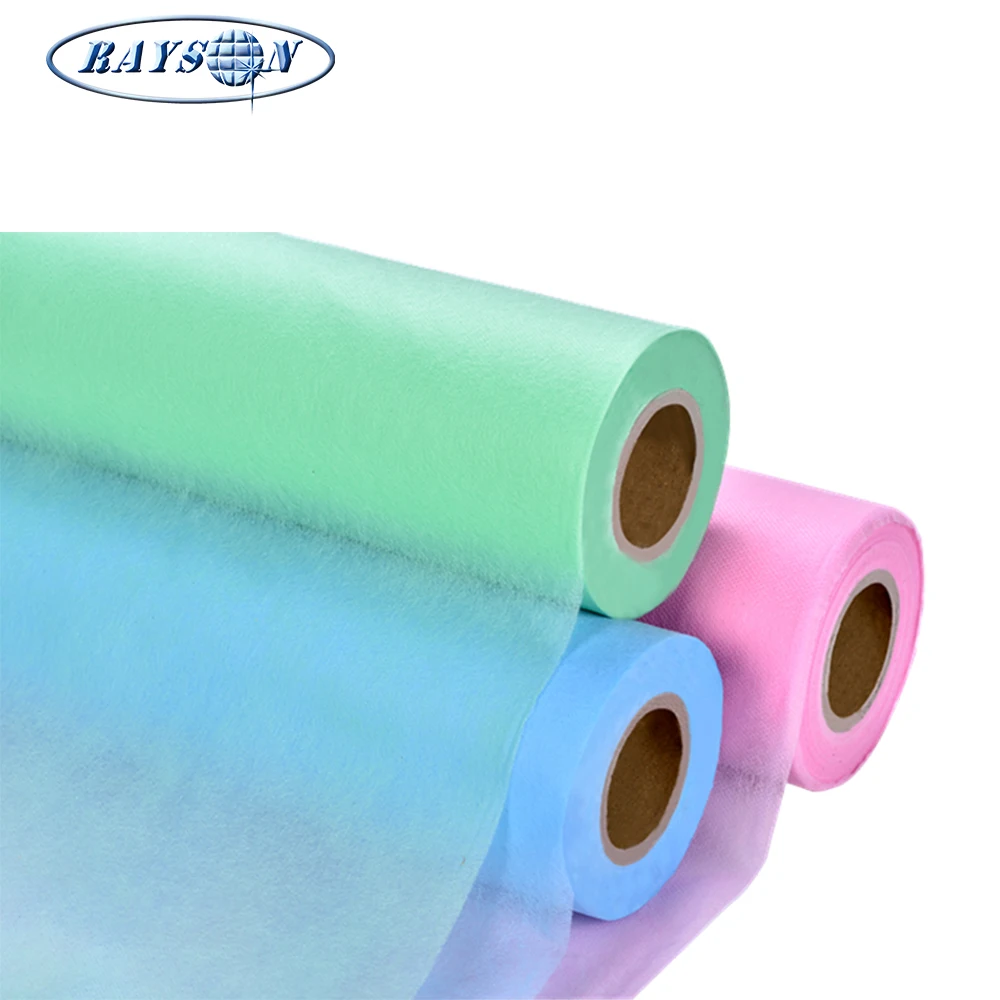 Hospital Surgical Gown Nonwoven Material In Roll Disposable Hospital Bed Sheet Medical s Non Woven Fabric Roll