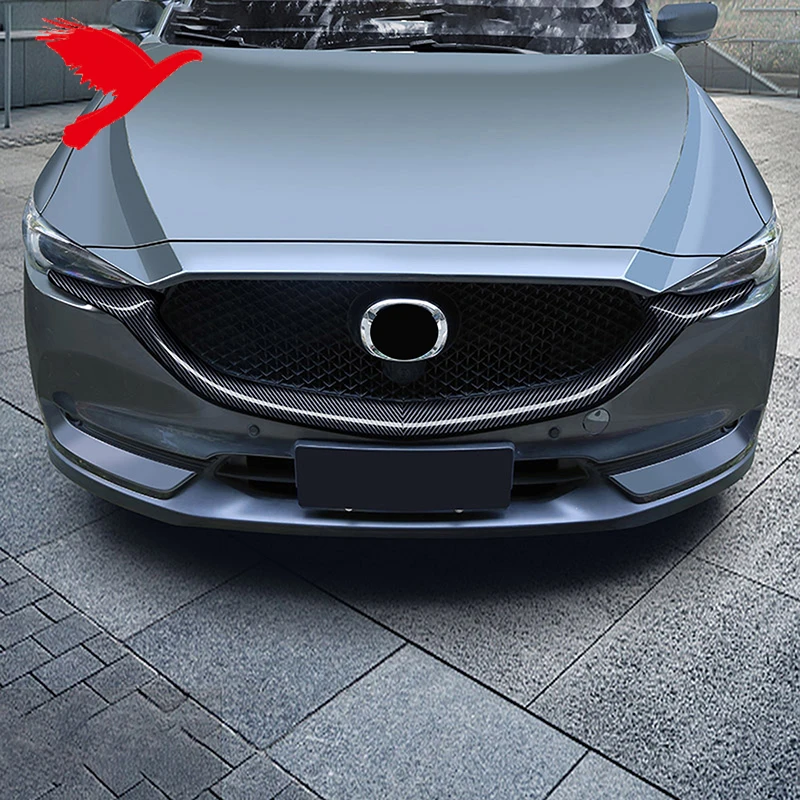 Спереди снизу Средний решетка рамки Накладка для Mazda CX-5 2017-2021