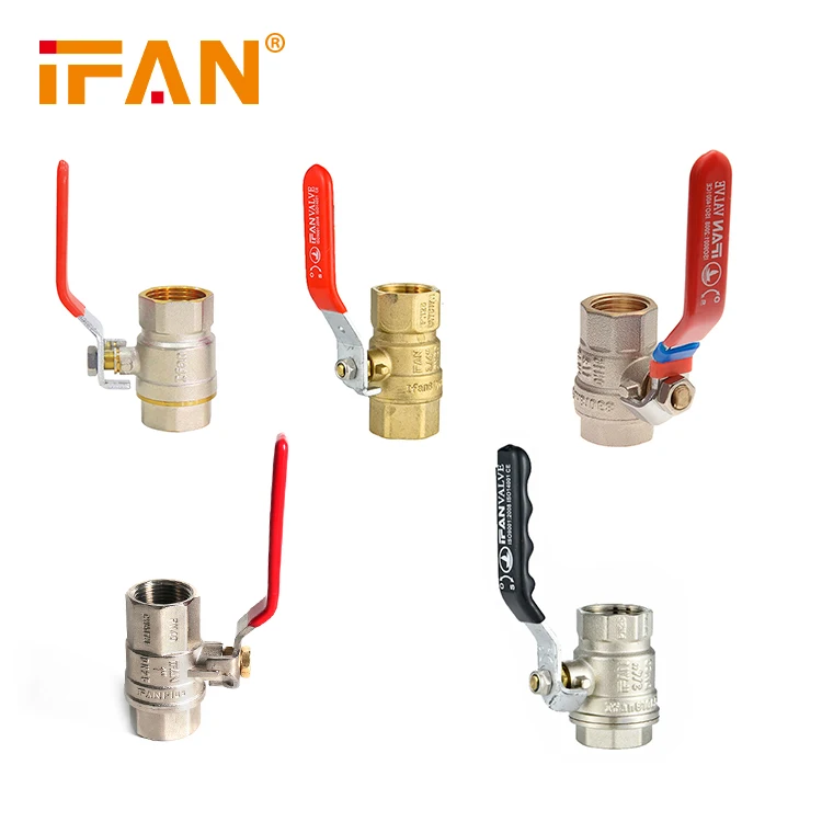 IFAN OEM 1 2 3 4 inch PN25 Water Gas Oil Copper Brass Ball Valve