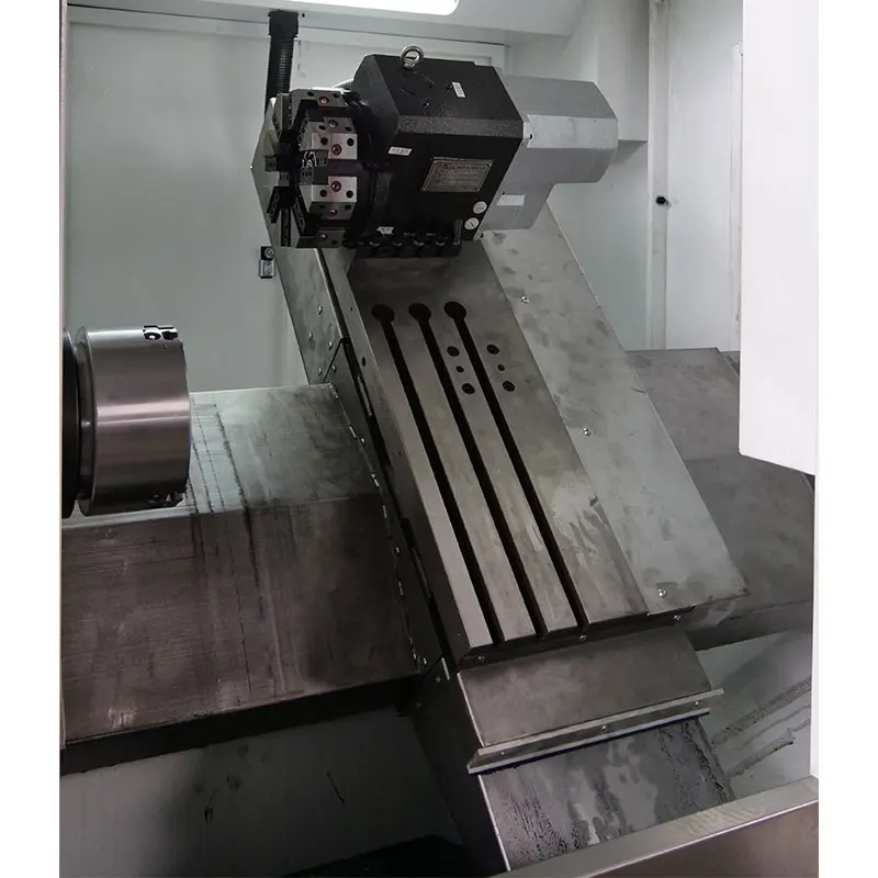 Inclined bed cnc lathe CK35L torno cnc turning center machine  2 axis slant Bed lathe cnc machine