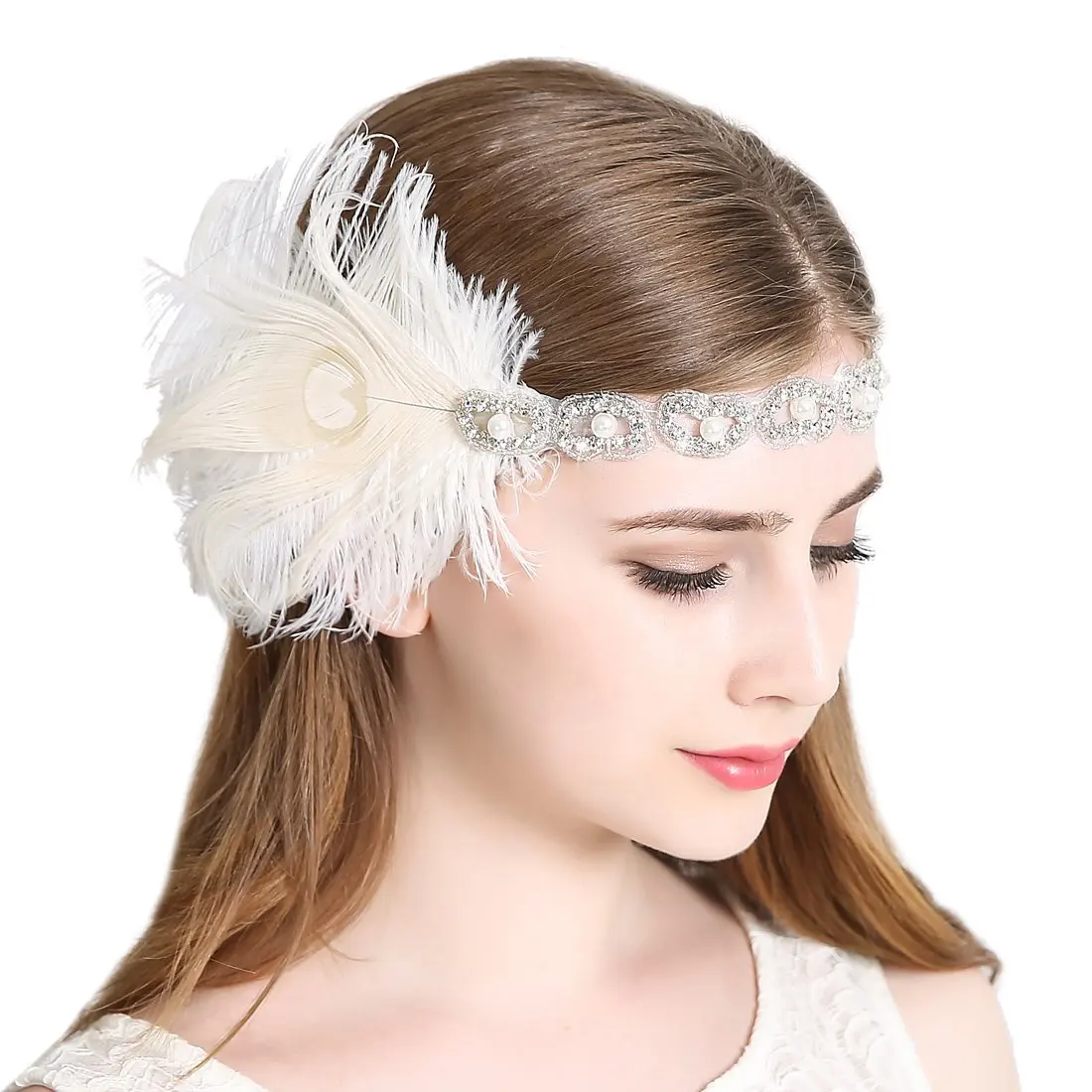 Wholesale Popular Indian Headdress Design Carnival Feathered Headdress for Party wedding