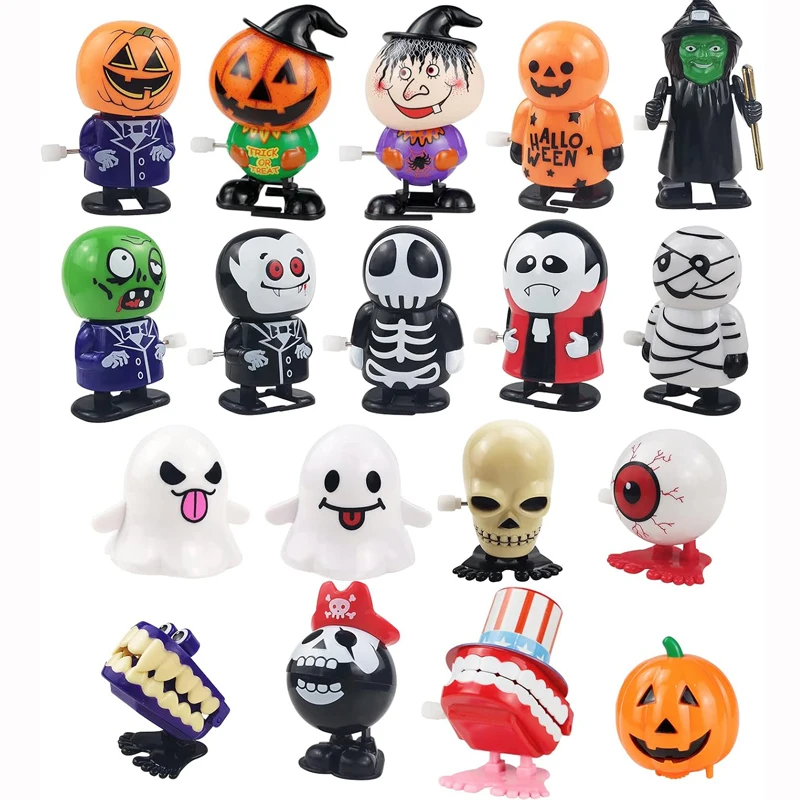 Wind Up Toys Children Educational Walking Clockwork Jump Funny Toys Party Gifts Party Favors Goody Bag Halloween Toys for Kids