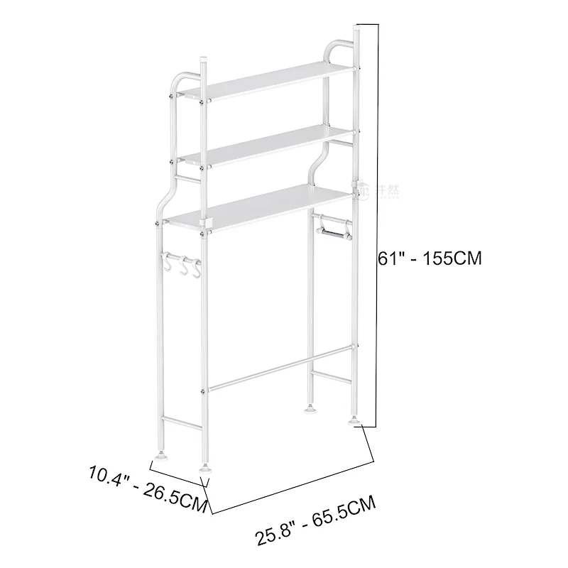 factory low-priced wholesale storage washing machine rack for bathroom or balcony use practical shelf design