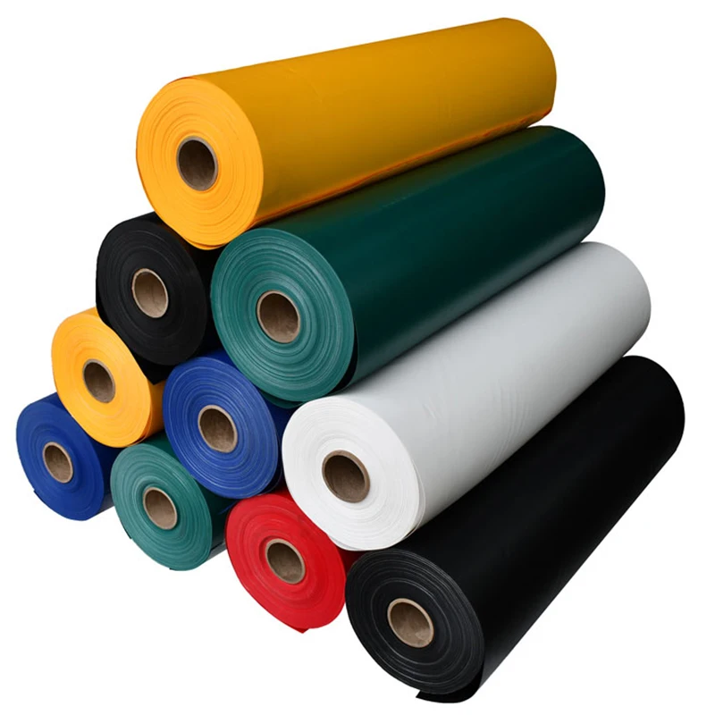 Factory Wholesale Water Proof 650 Gsm Tarpaulin Roll Fabrics Plastic Pvc Vinyl Fabric 0.9mm Pvc Tarpaulin Roll