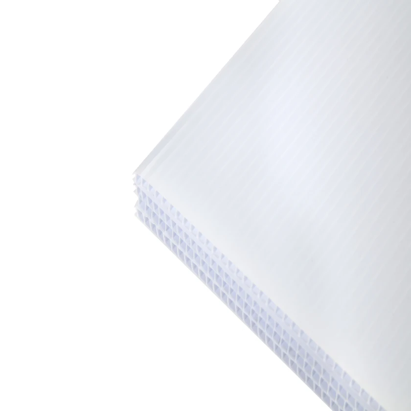 96inx48in 4ftx8ft 4mm PP Polypropylene Corrugated Plastic White Black Blue Green Red Blank Sign Sheets