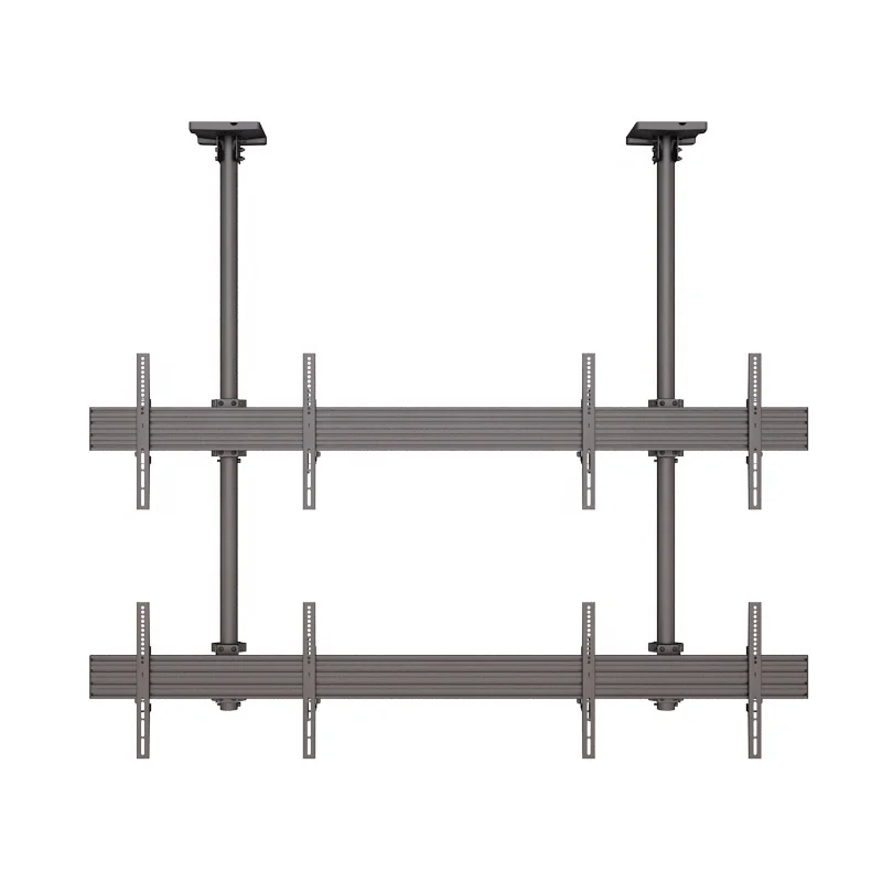 Universal Quad Vertical 2X2 Ceiling Mount for 32 inch to 65 inch VESA 100X100-600X400 VESA 100X100-600X400mm TV Mount