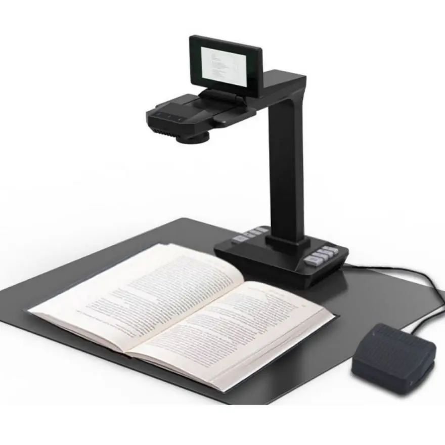 High Speed High Definition Fixed Focus Document Scanner Ocr Pro Usb Desktop 20MP A3 Portable Document Camera