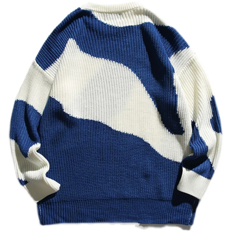 Wholesale  Plus Size  Mens Acrylic Printed Plain Crew Neck  Knit Cashmere Pullover Jumper Sweaters