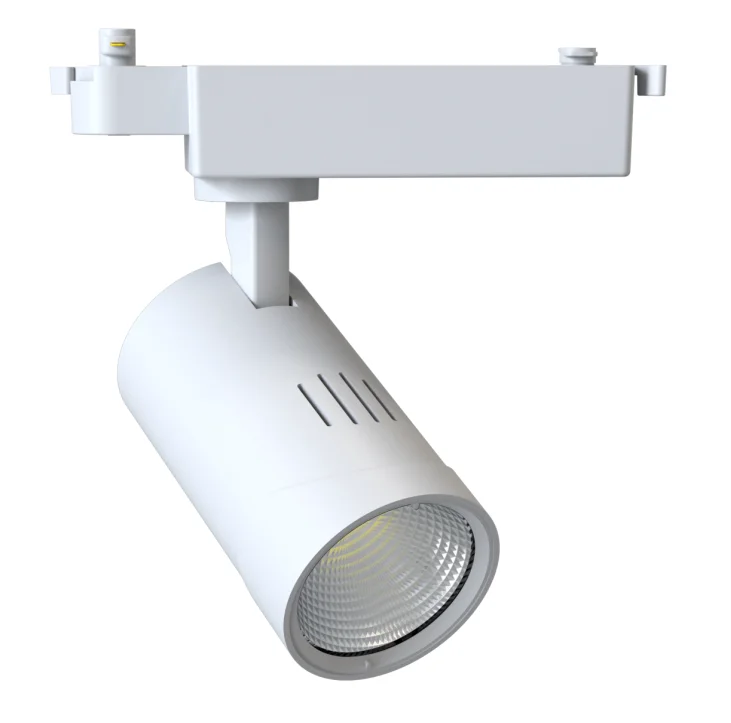 SANBEN Enclosed Conical SPOT FOR 3- CIRCUIT TRACK Adjustable Track Spotlight with Global Track Adapter Ideal for supermarkets