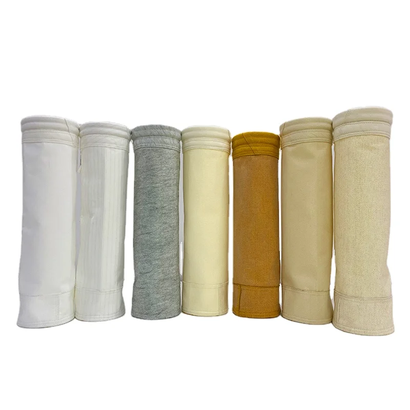 Pollution control high temperature felt filter bag non woven needle felt dust collector bags