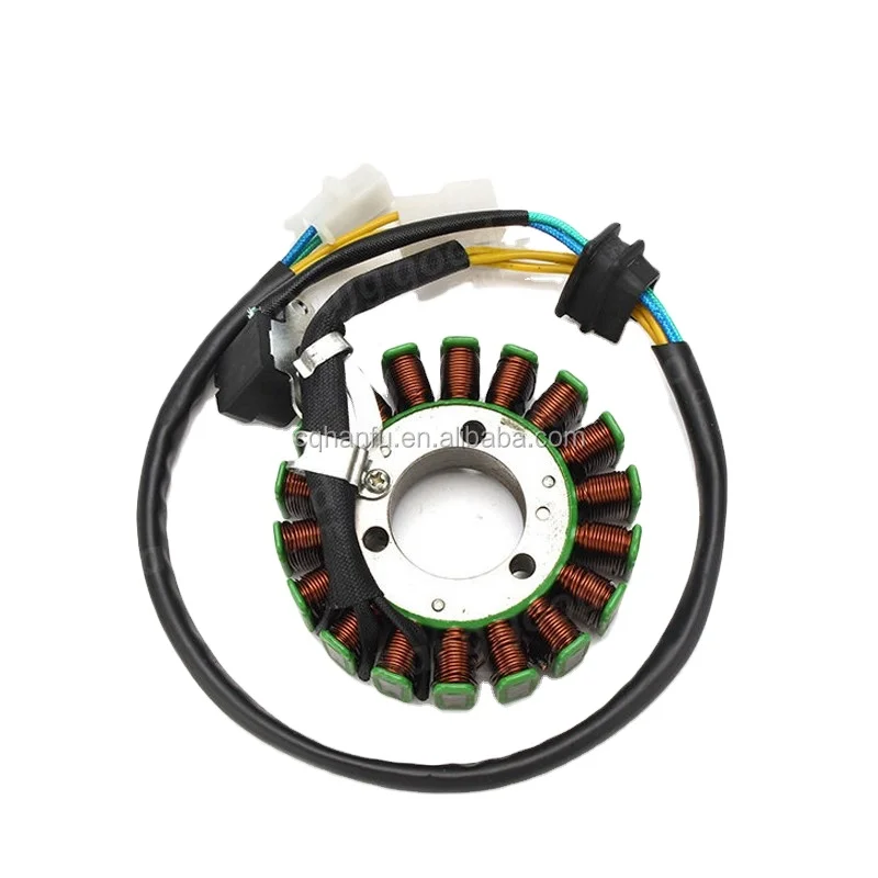 GS125 GN125 Motorcycle Parts 18 Pole Magnetic Coil With Fly Wheel Rotor